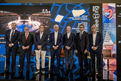 Al Meeting di Rimini dibattito sulle Olimpiadi 2026 con l'intervento del presidente di Regione Lombardia Attilio Fontana.