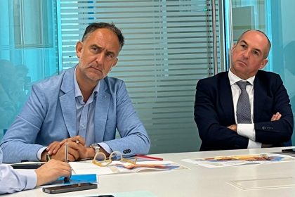 L'assessore Alessandro Beduschi e il Commissario per la PSA Giovanni Filippini