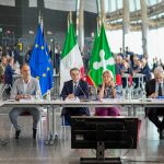 Il presidente della Lombardia Fontana, l'assessore Beduschi e il sottosegretario Cattaneo incontrano la Commissione Agricoltura Ue