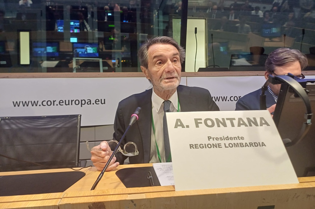 Fontana a Bruxelles per evento UE su sfida competitività della Lombardia