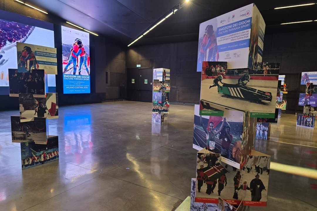 Inaugurata all’aeroporto di Milano Malpensa la mostra video fotografica 'Emozioni dei Giochi – Culture through sport', promossa nell’ambito delle Olimpiadi della Cultura di Milano Cortina 2026.