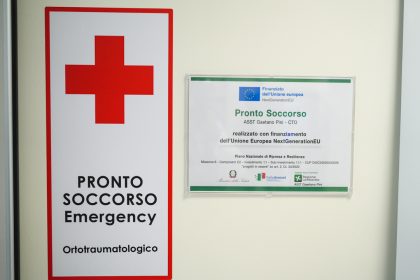 In foto l’ingresso del pronto soccorso dell’ospedale Pini di Milano