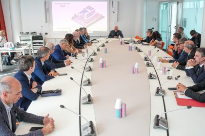 Un momento dell'incontro dell'assessore Sertori con Città Metropolitana e Province