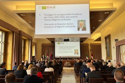 L'Assemblea generale della Regio Insubrica a Varese con il passaggio della presidenza alla Regione Lombardia