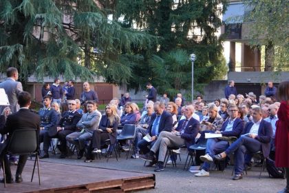 L’assessore regionale alla Cultura, Francesca Caruso, intervenuto alla conferenza stampa della 26° Stagione musicale del Comune di Varese
