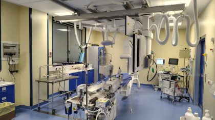 La nuova sala di emodinamica del Presidio Ospedaliero Pio XI di Desio (Monza e Brianza)