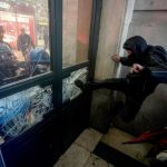 Scontri stazione Centrale Milano a corteo Blocchiamo tutto per Gaza. Foto Ansa