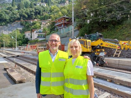 L’assessore regionale alle Infrastrutture e Opere pubbliche, Claudia Maria Terzi, ha effettuato un sopralluogo ai cantieri di Abbadia Lariana, Mandello del Lario, Varenna e Bellano, per fare il punto della situazione insieme all'amministratore delegato di Rfi, Aldo Isi, e al sottosegretario regionale Mauro Piazza