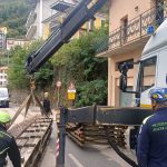 La colonna mobile di Regione Lombardia interviene per aiutare la popolazione colpita dal maltempo in provincia di Como