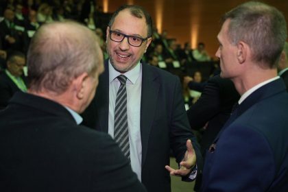 L'assessore al Territorio e Sistemi verdi di Regione Lombardia Gianluca Comazzi 'Green building forum', una giornata di approfondimento per affrontare la sfida climatica, ambientale, economica, sociale in Lombardia.