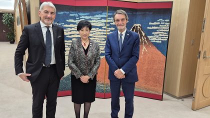 presidente Fontana e sottosegretario Cattaneo in missione in giappone prevista tappa a expo e convegno su olimpiadi 2026