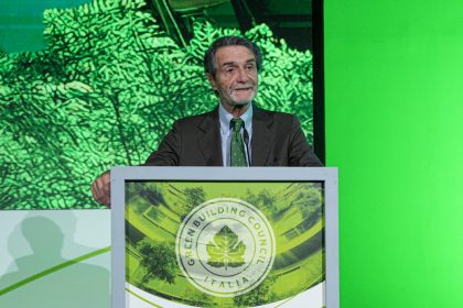 Il presidente di Regione Lombardia, Attilio Fontana, interviene 'Green Building Forum Italia'