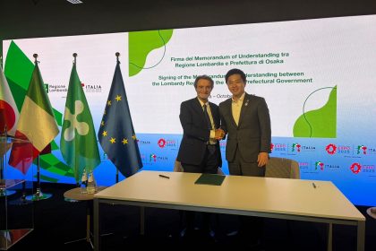 Firmato accordo Lombardia Osaka all'expo per rafforzare rapporti con Giappone