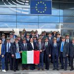 Alpini di Bergamo al parlamento europeo