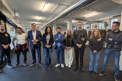 L'assessore Franco ha inaugurato la palestra di boxe destinata a diventare un nuovo luogo di aggregazione socio-educativa nei locali Aler
