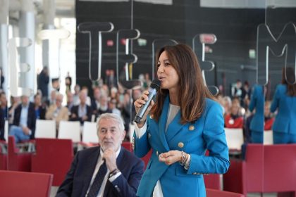 L'assessore regionale alla Famiglia, Solidarietà sociale, Disabilità e Pari opportunità, Elena Lucchini, interviene al talk 'La Lombardia dei nonni' incentrato sulle politiche di invecchiamento attivo
