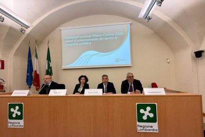 L'assessore regionale ai Trasporti e Mobilità sostenibile, Franco Lucente, interviene a Sondrio al Tavolo tecnico su 'Olimpiadi invernali Milano-Cortina 2026: piano di potenziamento dei servizi di trasporto pubblico'