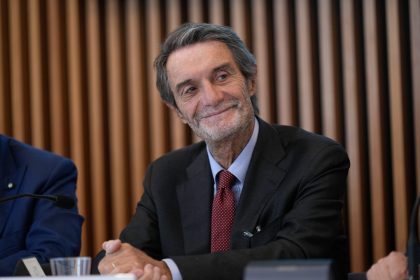 Il presidente della Giunta regionale della Lombardia, Attilio Fontana
