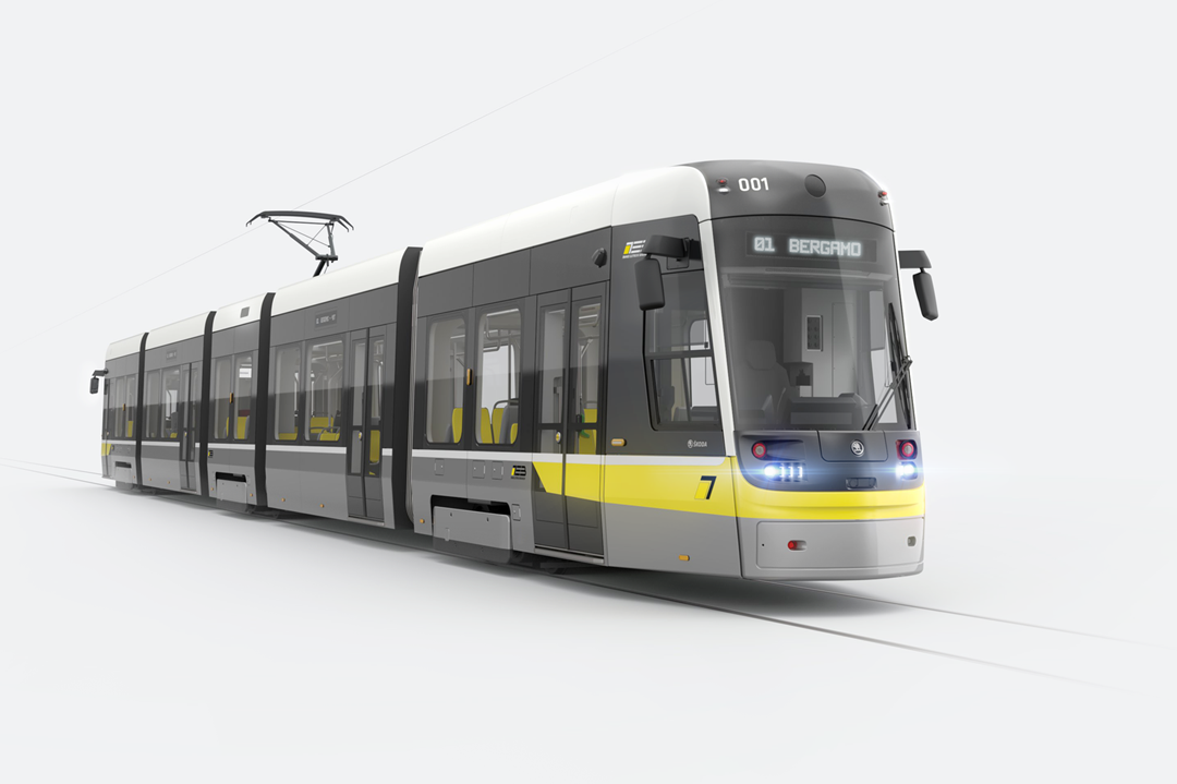 L’assessore ai Trasporti e Mobilità sostenibile di Regione Lombardia, Franco Lucente, ha partecipato alla conferenza stampa di presentazione del tram Škoda ForCity Classic, progettato per la nuova linea tramviaria T2 Bergamo - Villa d’Almè