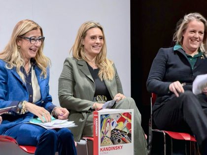 In foto l’assessore regionale alla Cultura, Francesca Caruso, al museo MA.GA di Gallarate (Varese) per l’inaugurazione della mostra ‘Kandinsky e l’Italia’