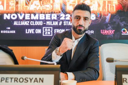 Giorgio Petrosyan, atleta di sport da combattimento, atteso all'ultima sfida a Milano all'Allianz Cloud