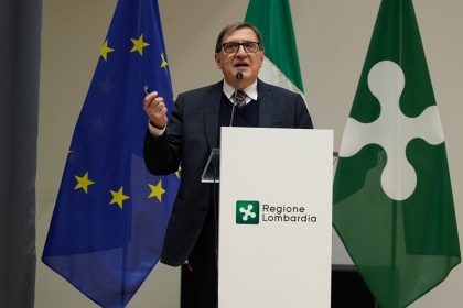 In foto l’assessore regionale alla Sicurezza e Protezione civile, Romano La Russa, protagonista della delibera che stanzia 1,2 milioni di ristori per il maltempo 2024-2025