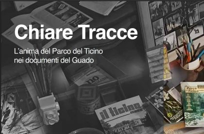 allestita a Palazzo Lombardia la mostra dedicata ai 50 anni del Parco Lombardo del Ticino. La locandina riporta le copertine di riviste e pubblicazioni relative alla storia dell'area protetta