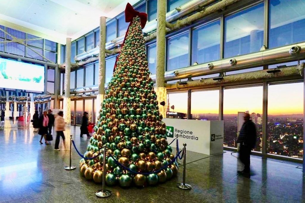 Sabato 20, e domenica 21 dicembre, in occasione delle festività Natalizie, nuove aperture gratuite, del Belvedere di Palazzo Lombardia.