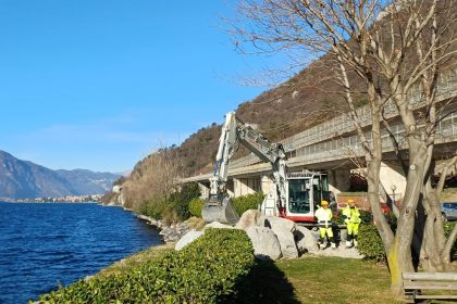 Per la realizzazione della ciclopedonale tra Lecco e Abbadia Lariana sono stimati 500 giorni di lavoro con investimento di 32 milioni di euro