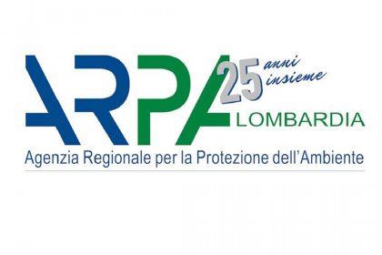 logo realizzato per i 25 anni di arpa lombardia
