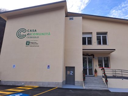 Inaugurata la nuova Casa di Comunità di Cedegolo, in provincia di Brescia, in foto