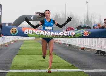 l’azzurra Nadia Battocletti, testimonial dell’evento, vincitrice dell'edizione 2025 del Campaccio Cross Country
