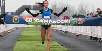 l’azzurra Nadia Battocletti, testimonial dell’evento, vincitrice dell'edizione 2025 del Campaccio Cross Country