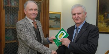 Alberto Cortesi passa il testimone delle guida di Confagricoltura Mantova ad Andrea Pagliari