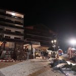 Il luogo della tragedia a Crans-Montana (nella foto Ansa) in Svizzera per cui la Protezione civile della Lombardia si è mobilità anche con psicologhe dell'emergenza