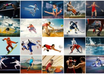 Un contributo di 500.000 euro a fondo perduto, stanziato da Regione Lombardia, per sostenere la realizzazione di Grandi eventi sportivi 2026. Nella foto collage di tante attività sportive.