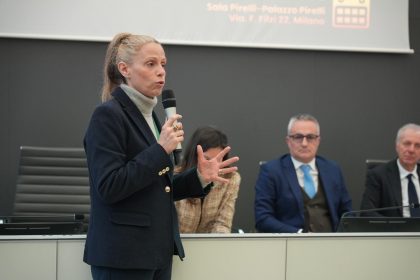Il sottosegretario con delega a Sport e Giovani di Regione Lombardia, Federica Picchi, interviene alla tavola rotonda ‘Milano Cortina 2026, lo Sport che educa, l’accessibilità oltre i Giochi Paralimpici’
