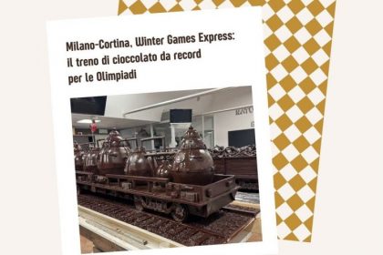 Locandina per il trenino di cioccolato
