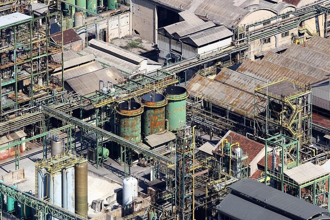 foto dall'alto del sin Caffaro Brescia oggetto di bonifica e di una delibera di Regione Lombardia che potenzia ruolo di arpa