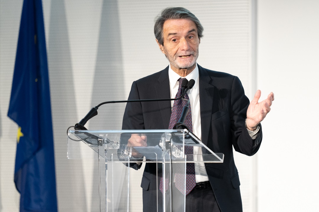 Il presidente Attilio Fontana, al MAXXI di Roma, all'eventi Mit, ha sottolineato come le Olimpiadi invernali siano state una sfida di responsabilità e di amore per il territorio