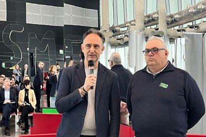 L'assessore Alessandro Beduschi e il presidente di FedAgriPesca, Fabio Perini