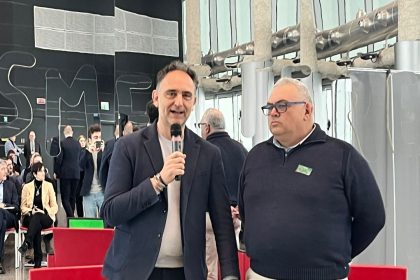 L'assessore Alessandro Beduschi e il presidente di FedAgriPesca, Fabio Perini