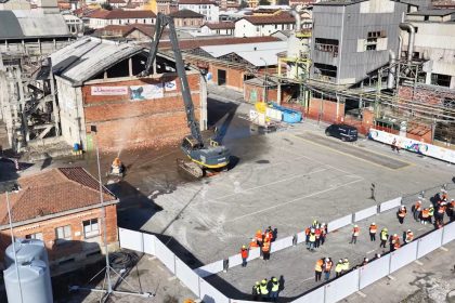 Demolizioni al via, e poi la bonifica, per il SIN Caffaro-Brescia (foto Greenthesis)