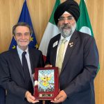 Il presidente di Regione Lombardia, Attilio Fontana, ha ricevuto il presidente internazionale del Lions Club, Amar Pratap Singh