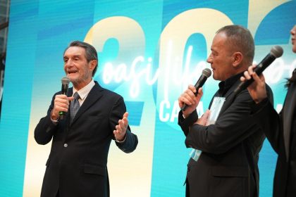Il presidente di Regione Lombardia, Attilio Fontana, interviene all’inaugurazione di ‘Oasi Life Experience – Casa Lombardia 2026’, il grande spazio allestito in Piazza Città di Lombardia