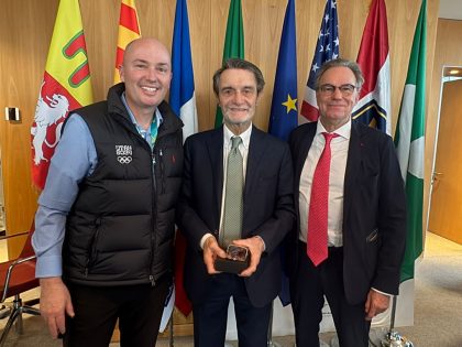 Il presidente di regione Lombardia, Attilio Fontana, ha ricevuto gli amministratori dei territori che ospiteranno le prossime due edizioni delle Olimpiadi Invernali: il presidente della Regione francese Provenza-Alpi-Costa Azzurra, Renaud Muselier, per il 2030, e il governatore dello Stato Usa dello Utah, Spencer James Cox, per il 2034