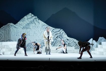 Una scena dell’opera lirica ‘I Giochi di Orobea’, pensata per celebrare i valori delle Olimpiadi e Paralimpiadi Invernali Milano Cortina 2026