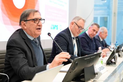 L’assessore alla Sicurezza e Protezione civile Romano La Russa intervenuto alla firma del protocollo per la donazione di sangue tra Avis Nazionale e Associazione Vigili del Fuoco volontari