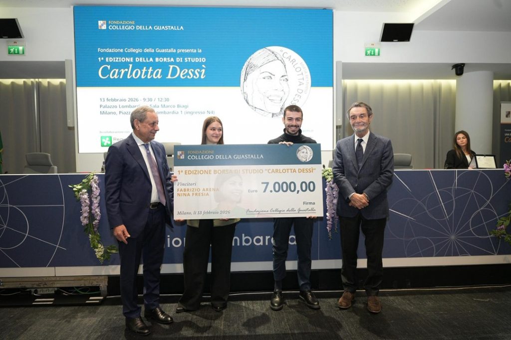 Il presidente della Regione Lombardia, Attilio Fontana, intervenuto alla consegna della borsa di studio Carlotta Dessì a Palazzo Lombardia