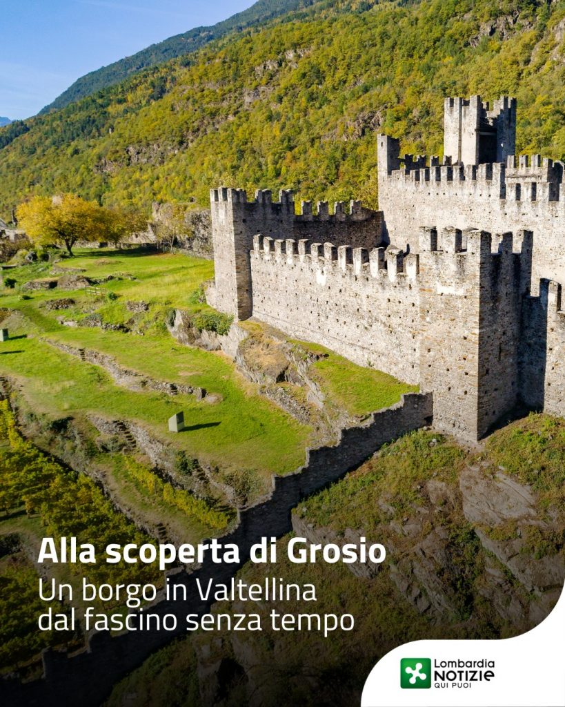 Dal sito dei castelli, con l’imponente rupe magna e la valle delle incisioni, a Villa Visconti Venosta, suggestivo edificio storico che ospita la Biblioteca civica e il tradizionale Museo del Costume, Grosio, a pochi chilometri da Bormio, è un borgo dal fascino senza tempo, capace di coniugare, in un equilibrio perfetto, storia, natura e arte. 
Lombardia Notizie vi porta alla scoperta di questi luoghi.

👉 Guarda il video al link in bio

#lnews #lombardianotizie #regionelombardia #grosio @apfvaltellina @valtellinaofficial @valtellinaturismo @massimo.sertori